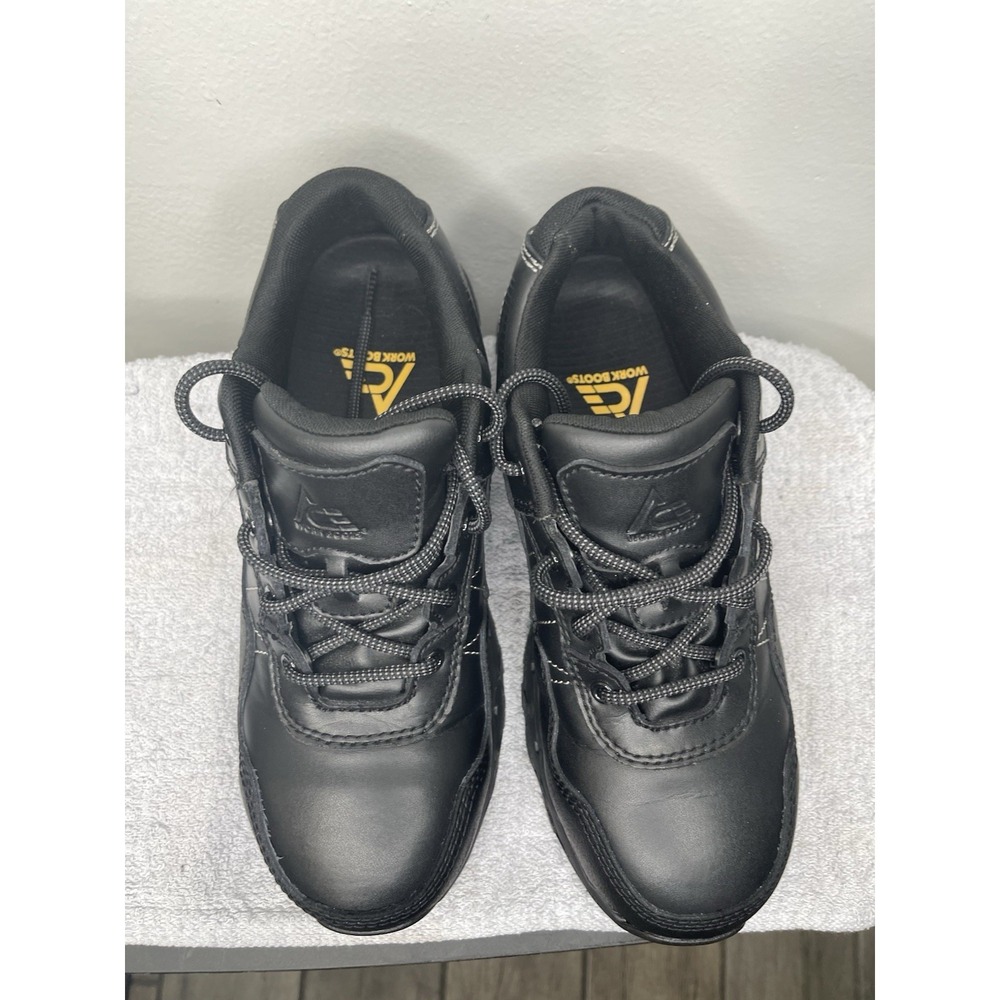 Ace Low Top Slip Resistant Aluminum Toe Work Boots Unisex Size 7.5 Men, 9 Women